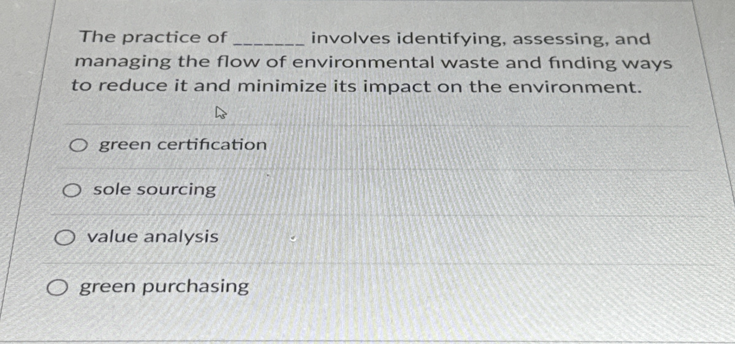  The practice of q, involves identifying, assessing, and managing the flow