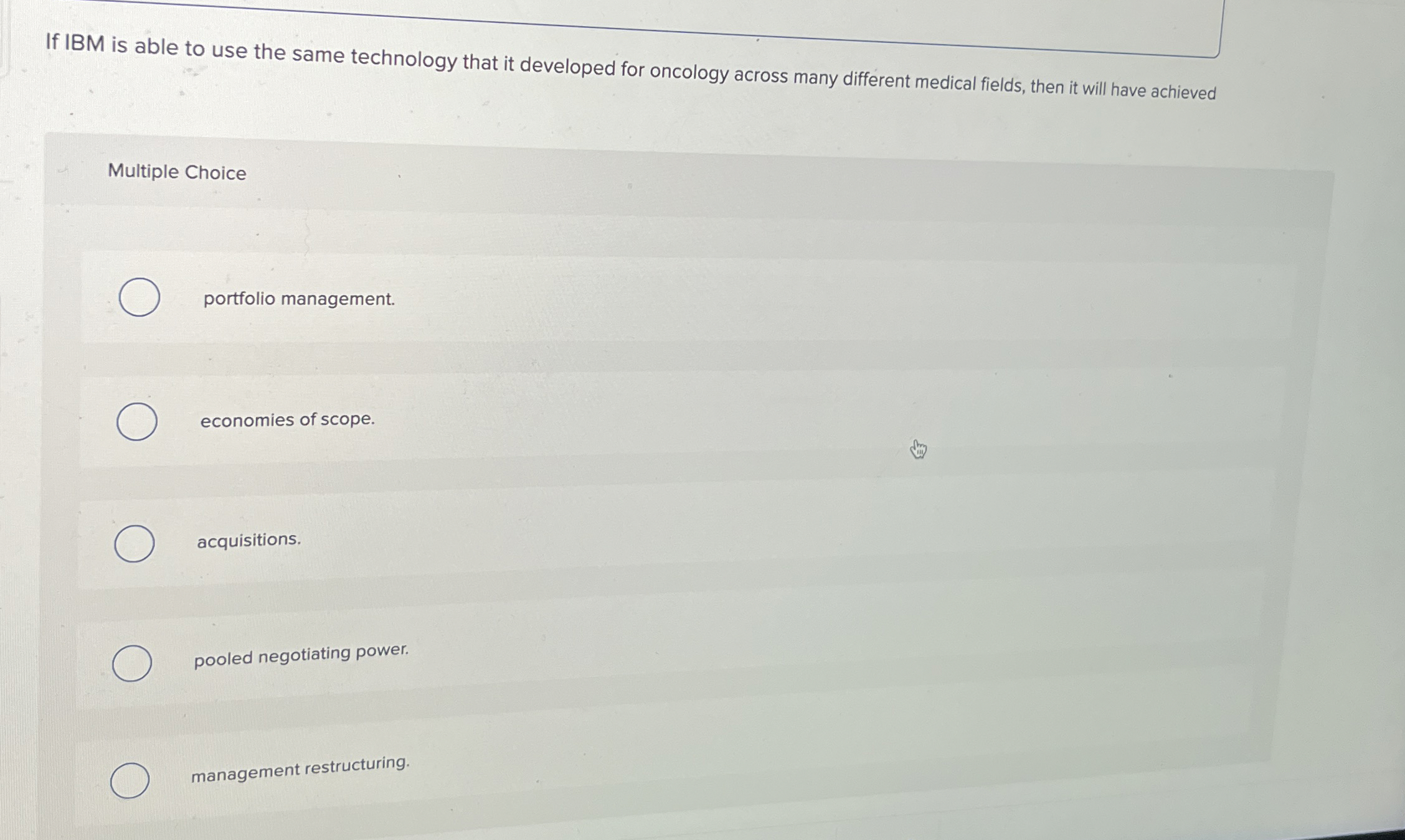  If IBM is able to use the same technology that it