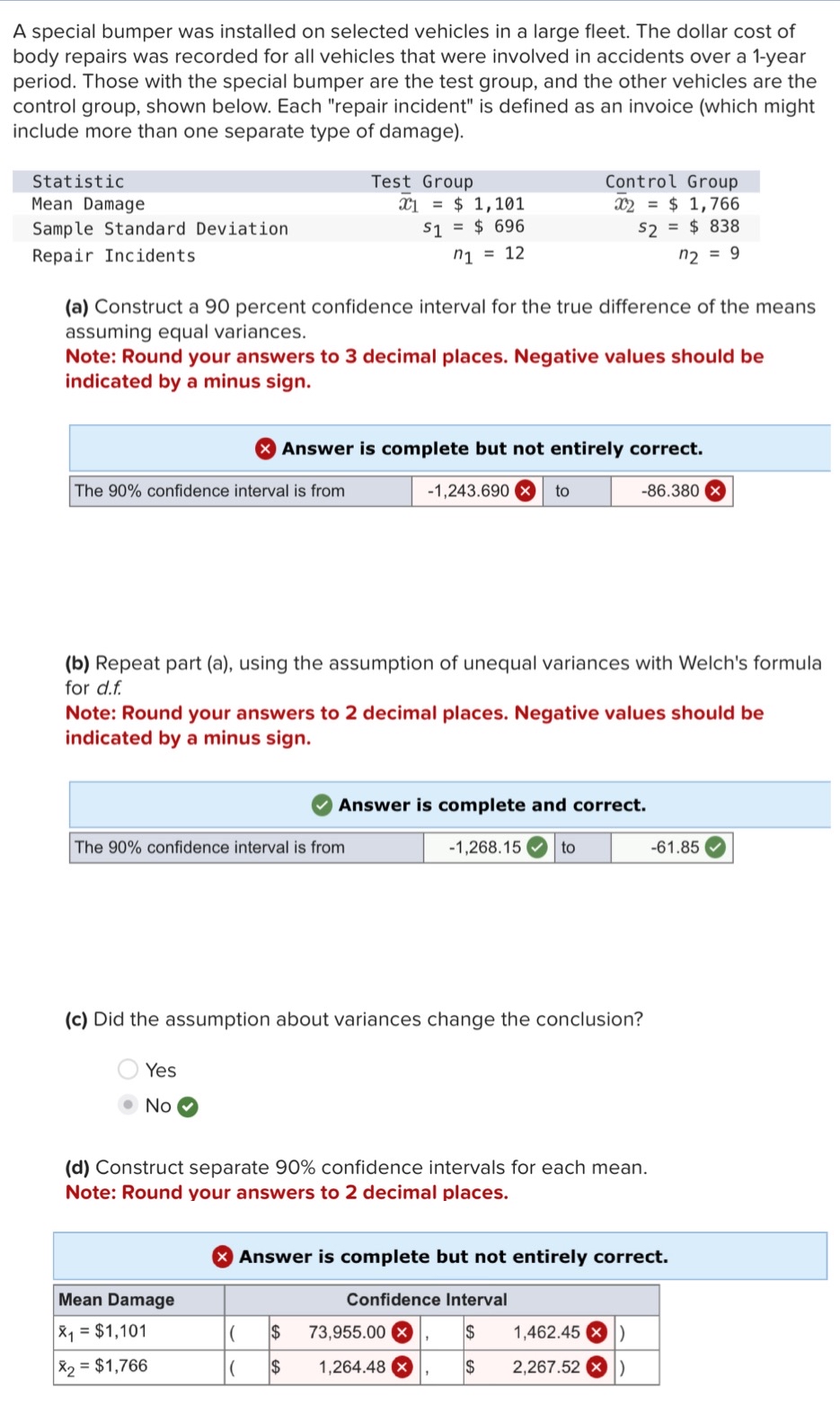  A special bumper was installed on selected vehicles in a large