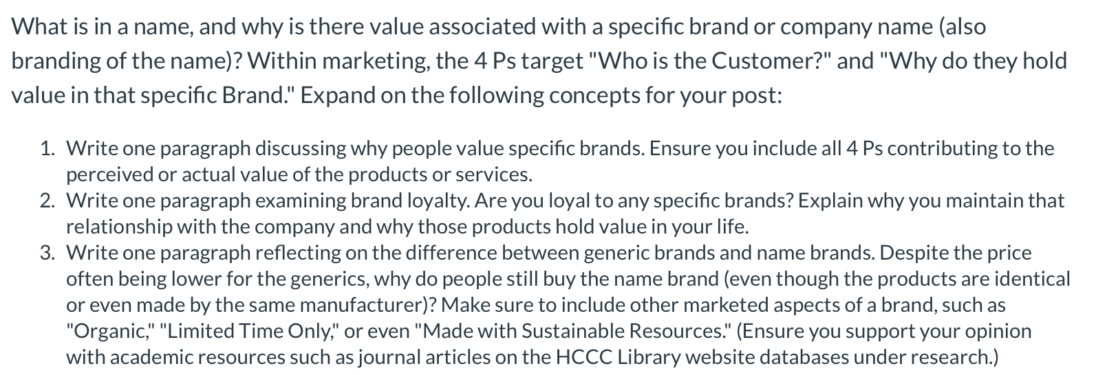  What is in a name, and why is there value associated