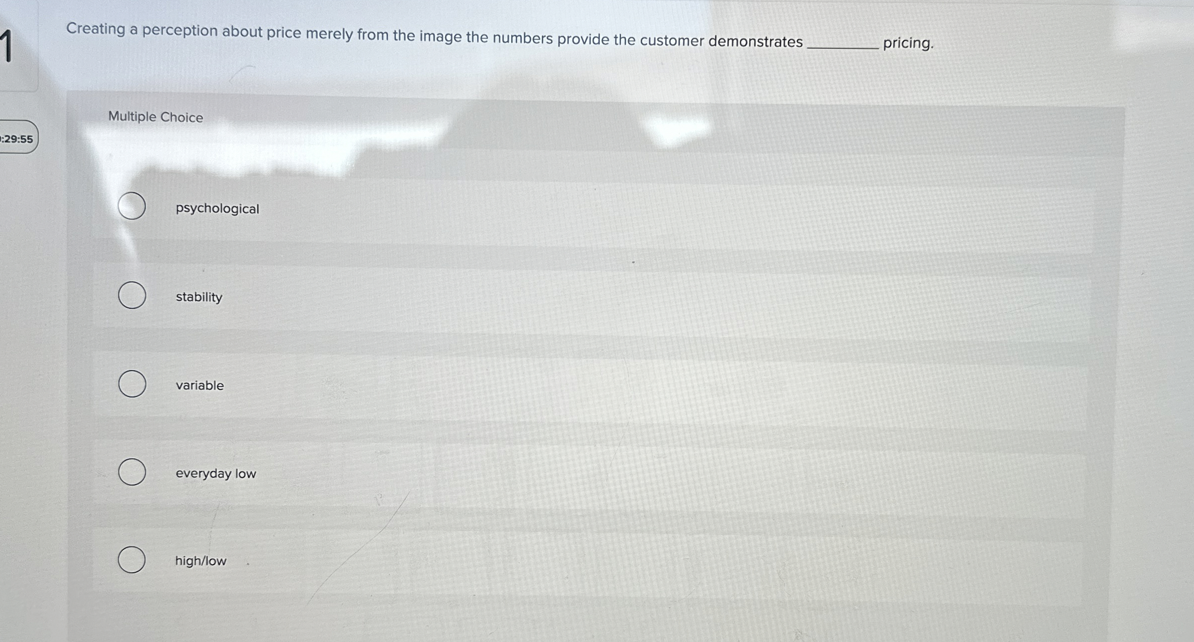  Creating a perception about price merely from the image the numbers