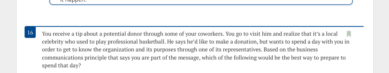  How to solve 16 You receive a tip about a potential