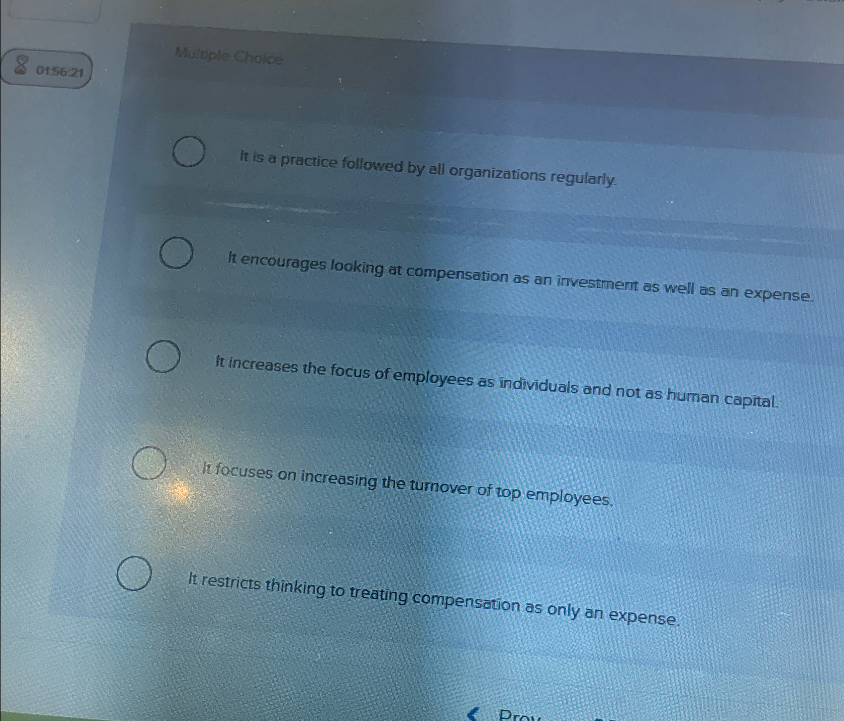  015621 it is a practice followed by all organizations regularly. he