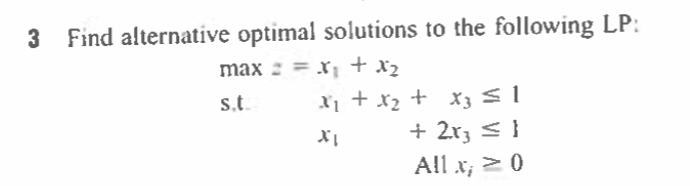  Please solve using simplex algorithm 