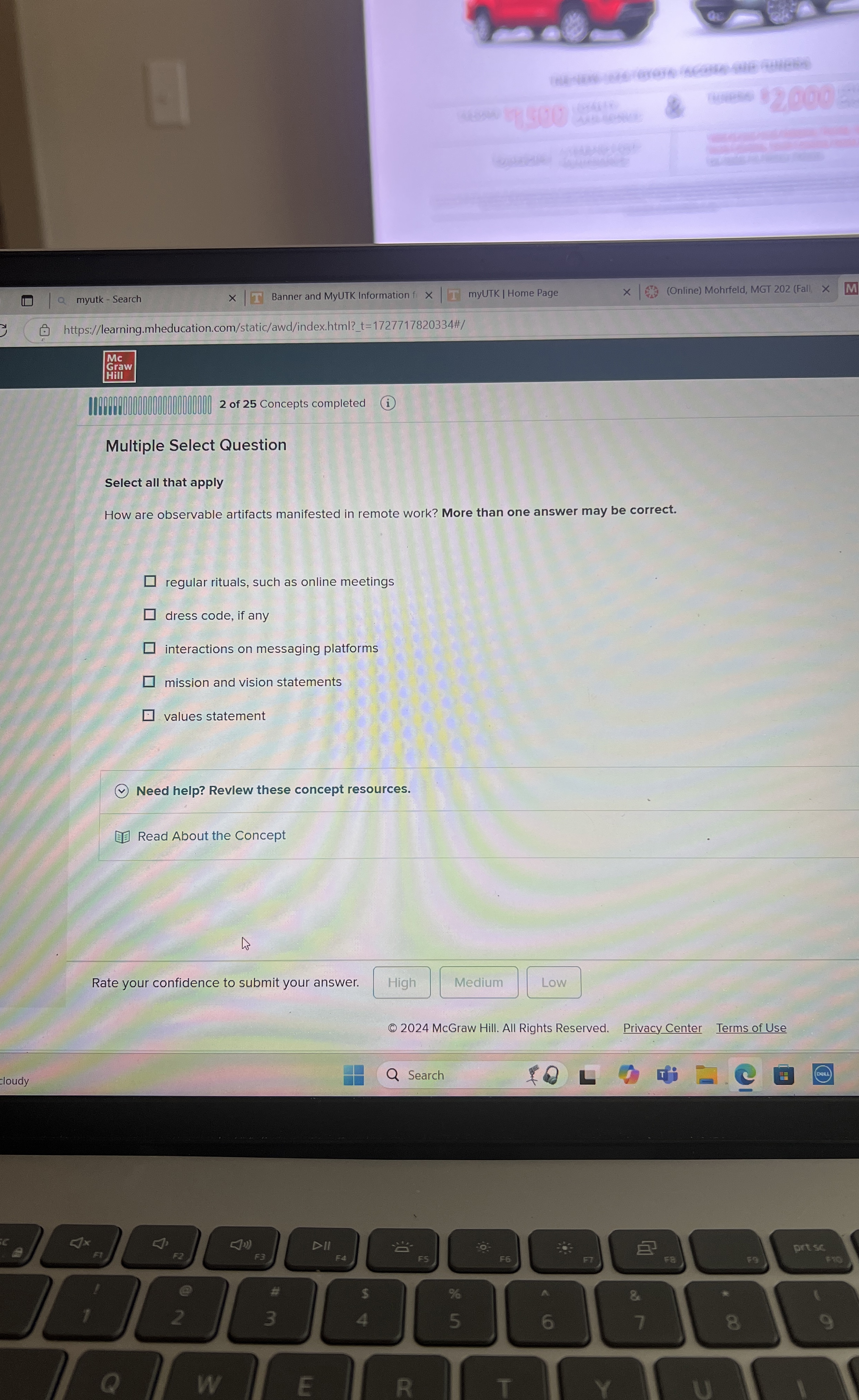  Multiple Select Question Select all that apply How are observable artifacts