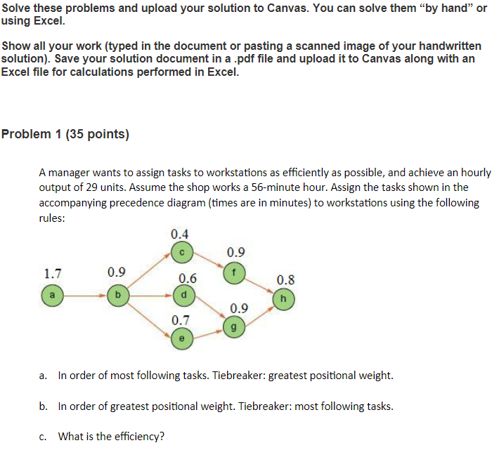  Solve these problems. You can solve them "by hand" or using