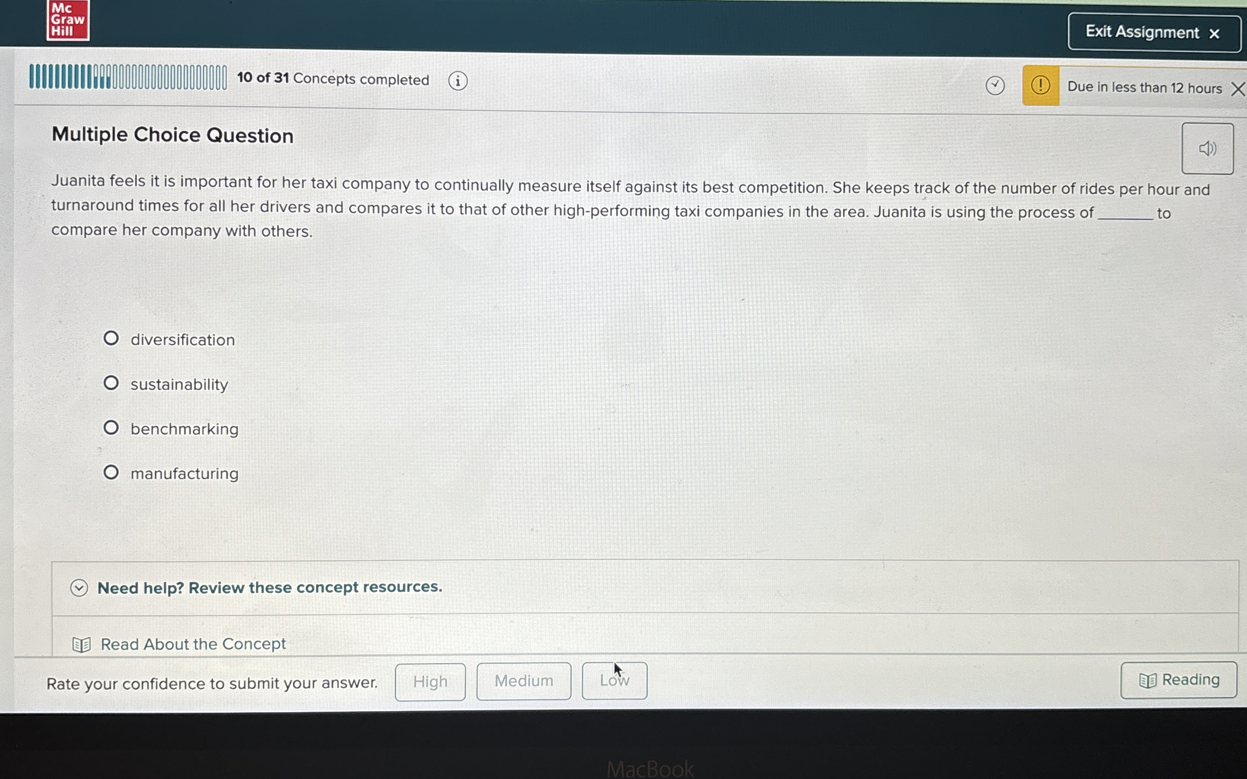  Multiple Choice Question Juanita feels it is important for her taxi