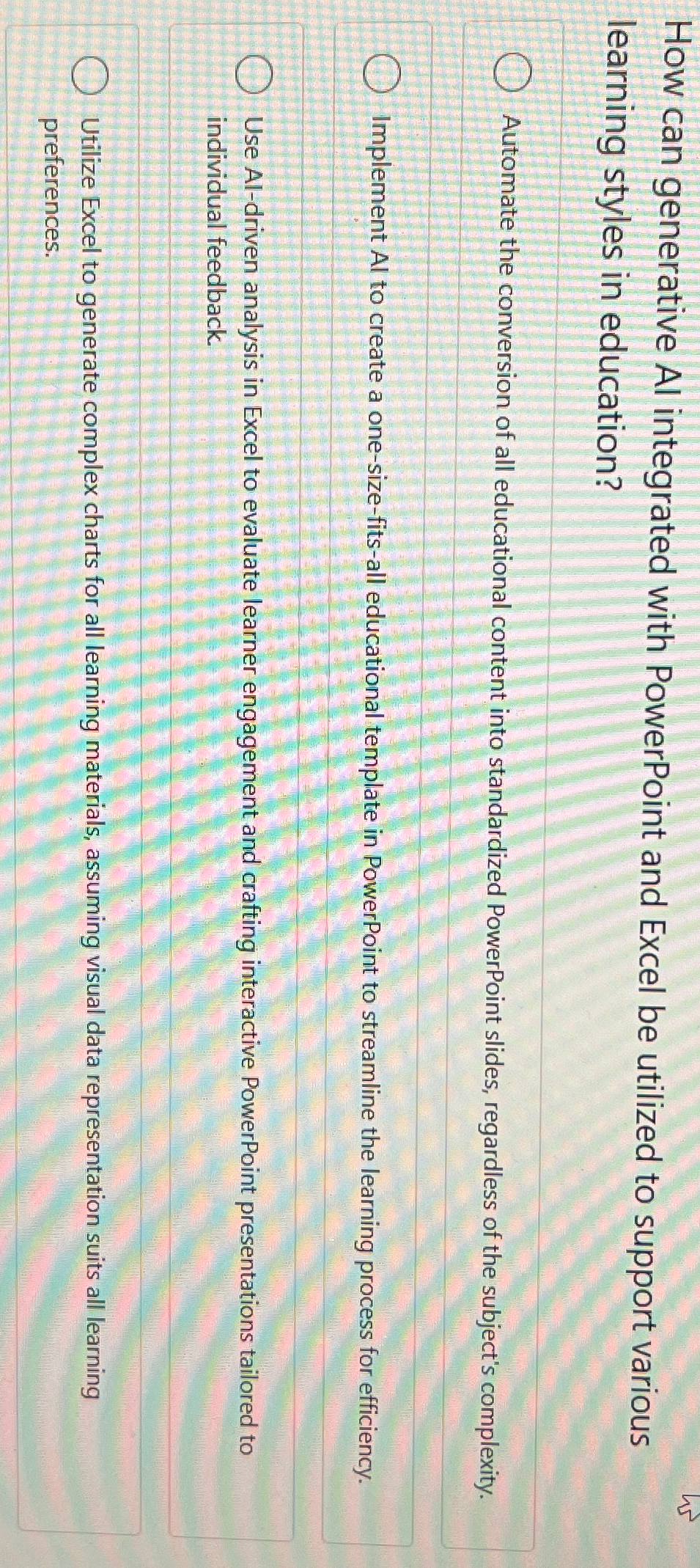 How can generative AI integrated with PowerPoint and Excel be utilized