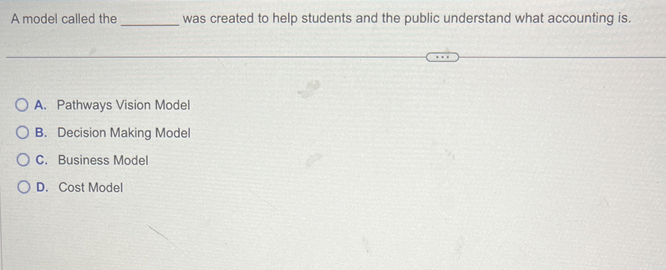  A model called the q, was created to help students and