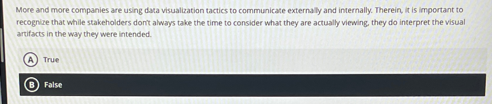  More and more companies are using data visualization tactics to communicate