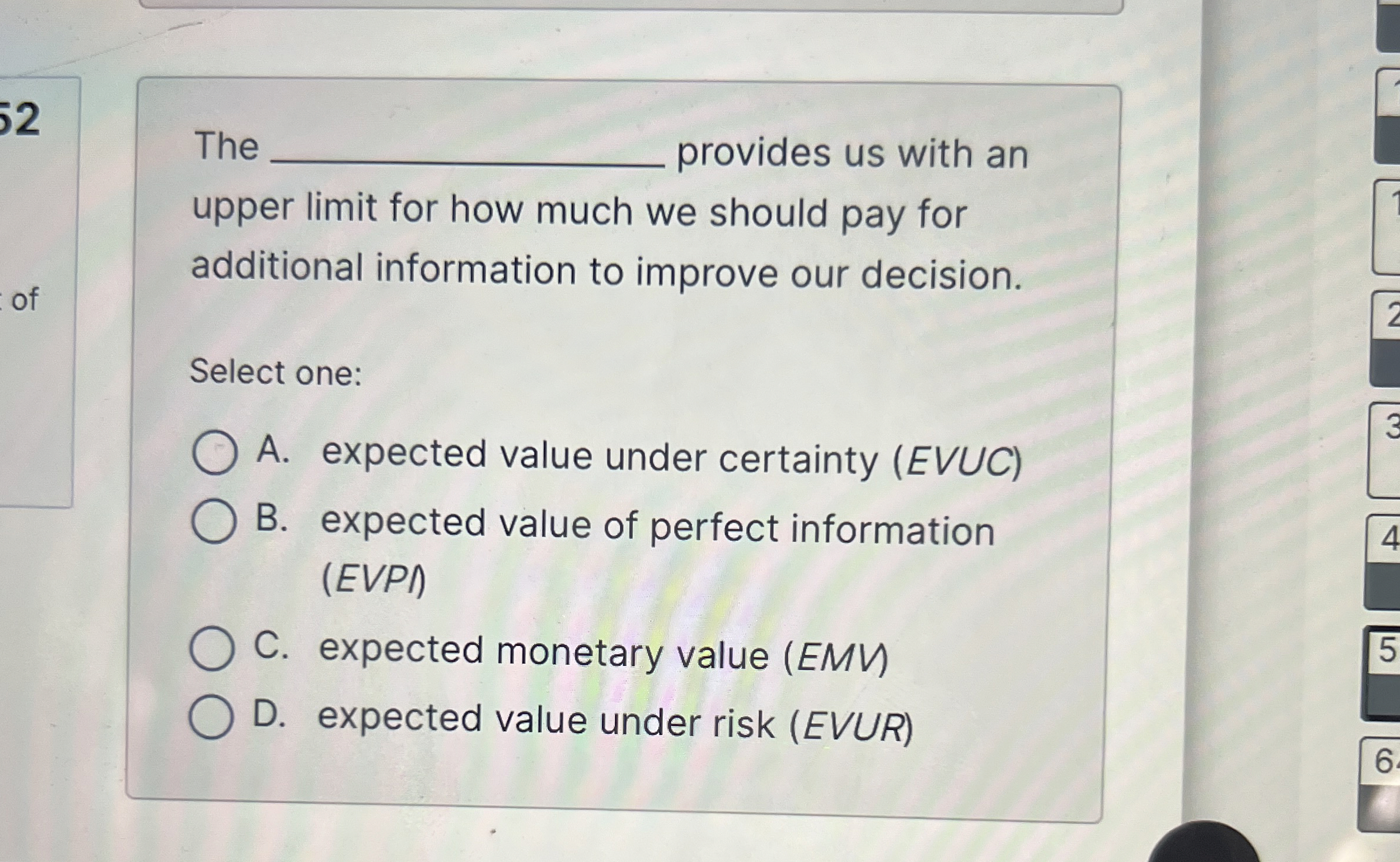  The provides us with an upper limit for how much we