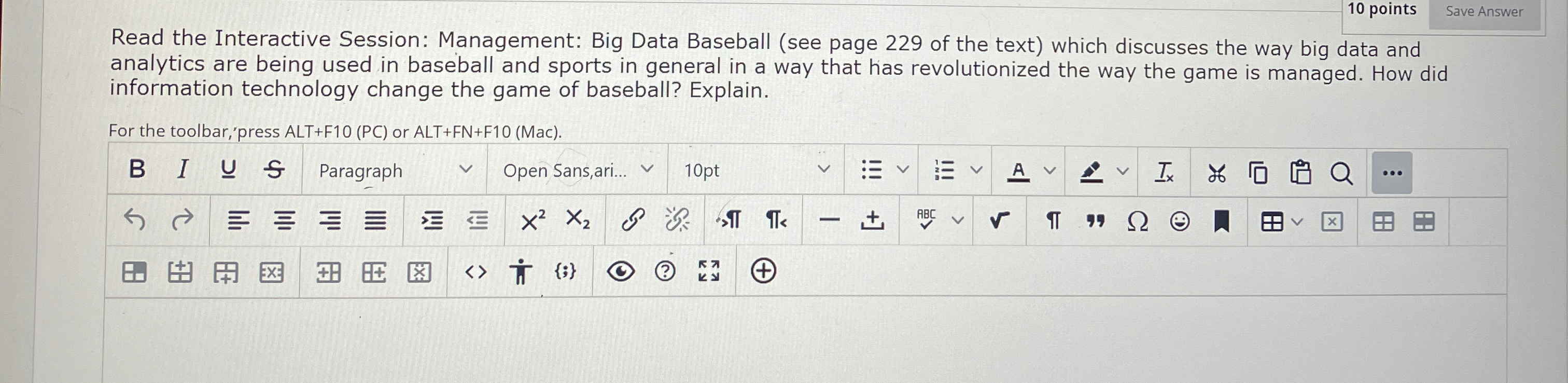  10 points Save Answer Read the Interactive Session: Management: Big Data