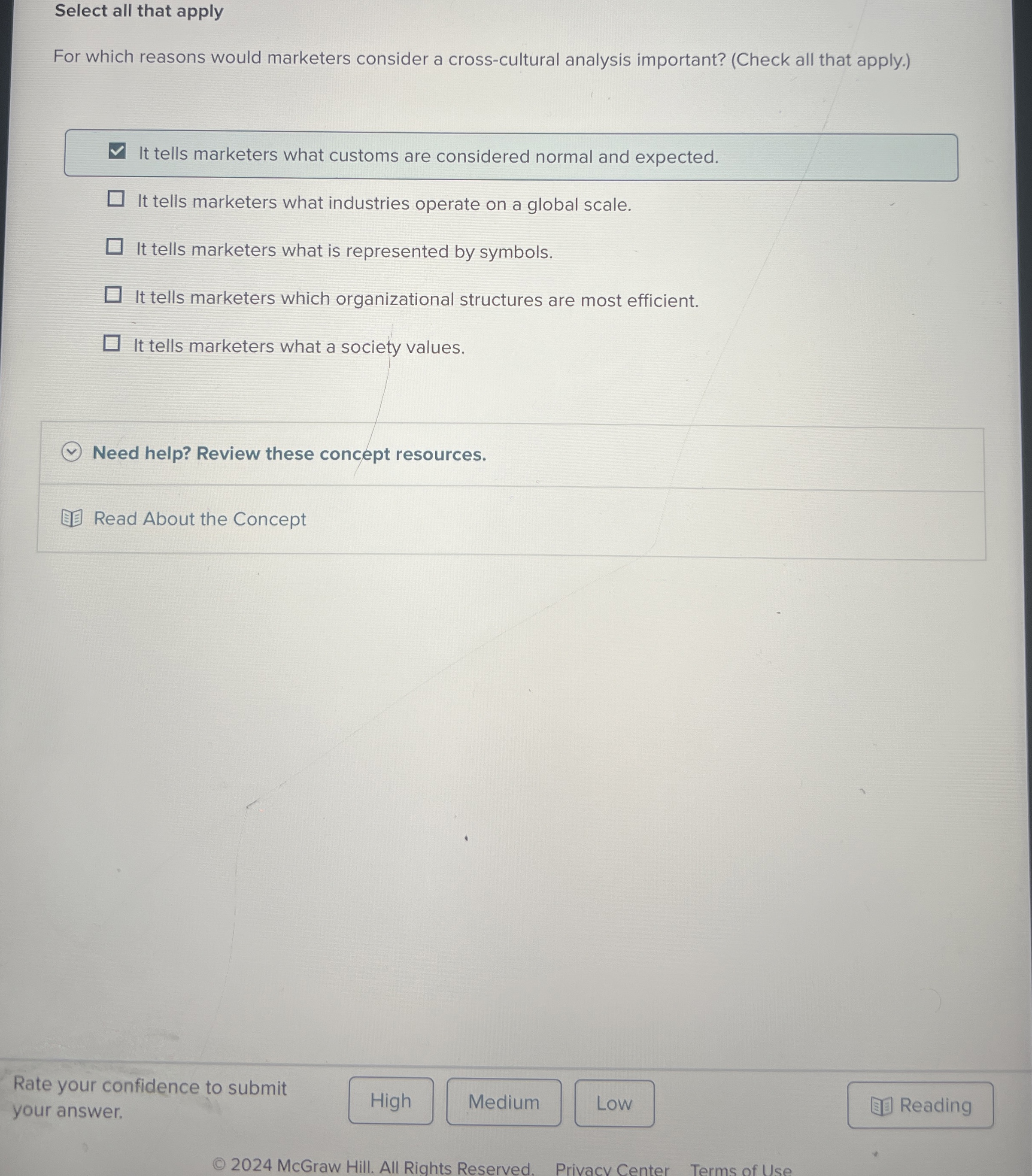  Select all that apply For which reasons would marketers consider a