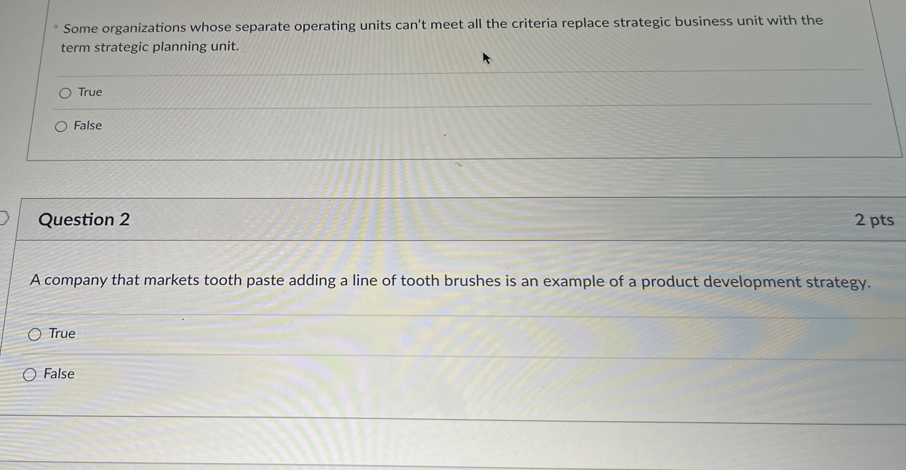  Some organizations whose separate operating units can't meet all the criteria
