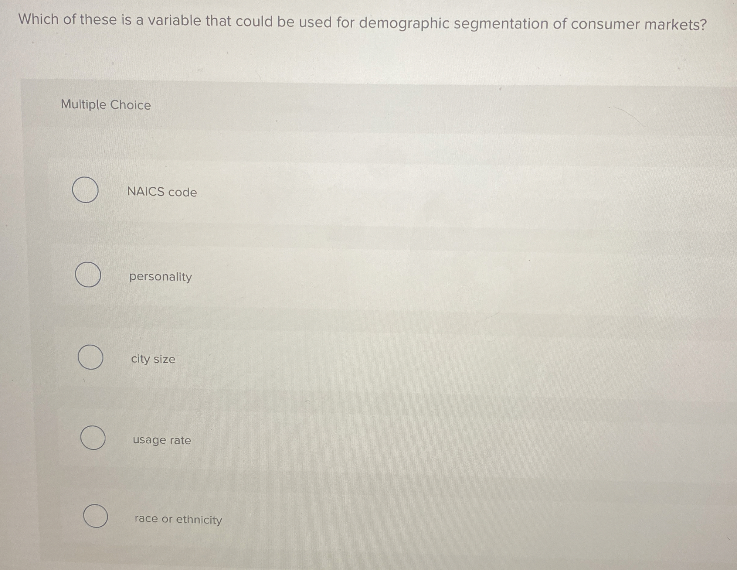  Which of these is a variable that could be used for