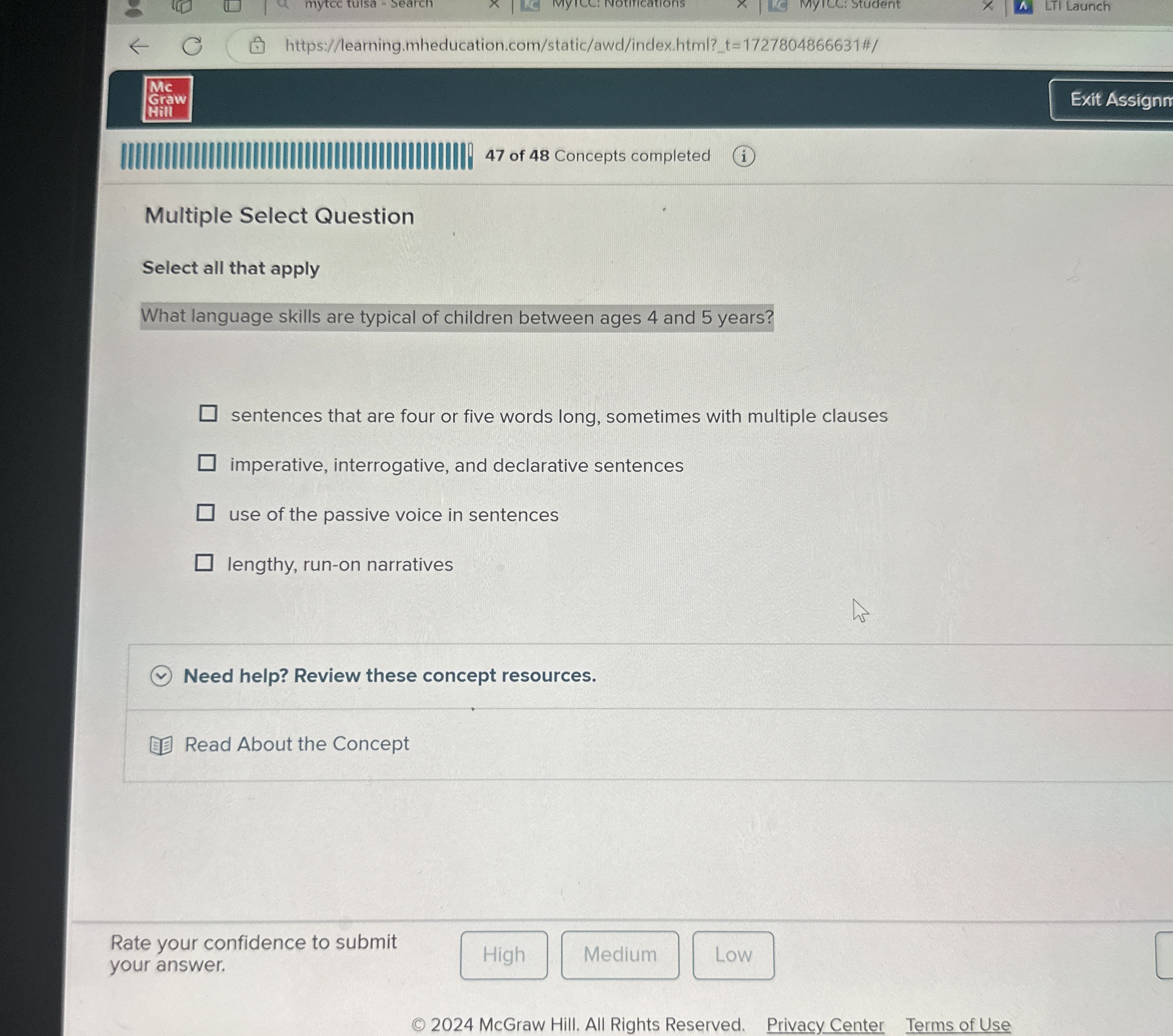  Multiple Select Question Select all that apply What language skills are