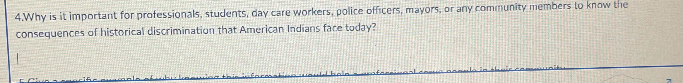  4.Why is it important for professionals, students, day care workers, police