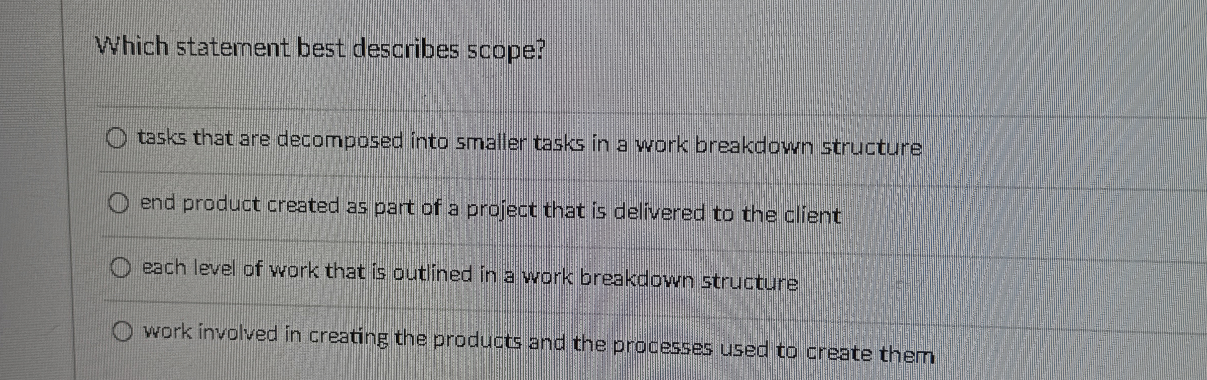  Which term is used for a significant event on a project