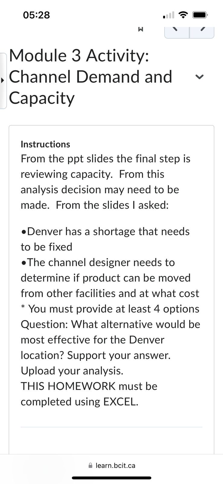  Instructions From the ppt slides the final step is reviewing capacity.