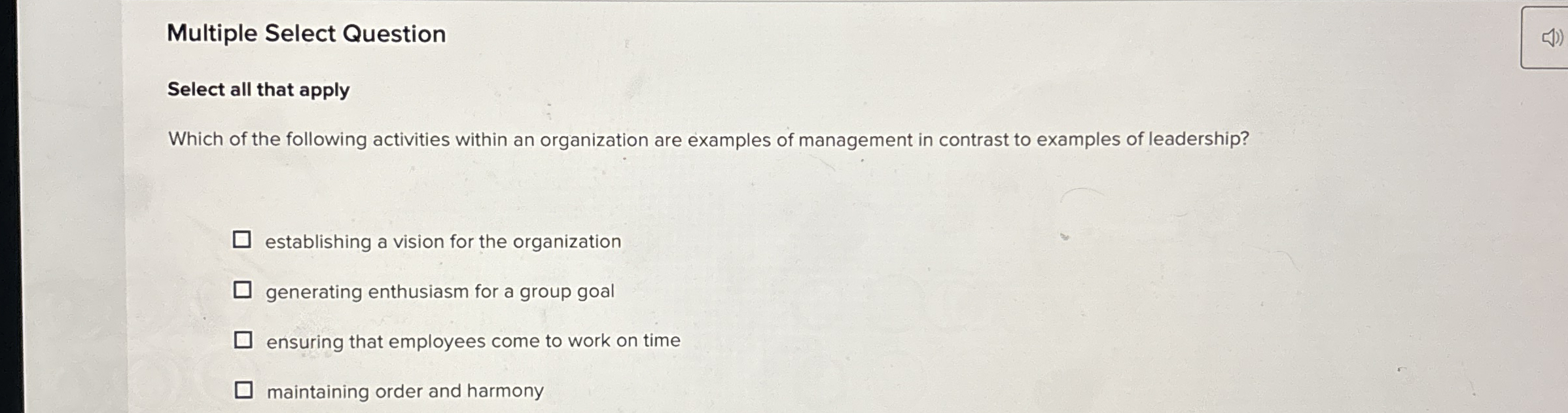  Multiple Select Question Select all that apply Which of the following