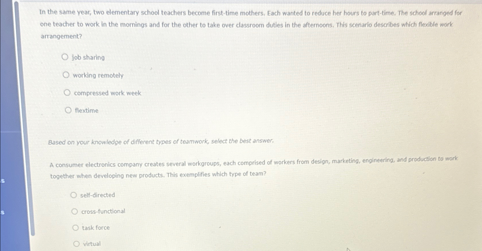  In the same year, two elementary school teachers become first-time mothers.