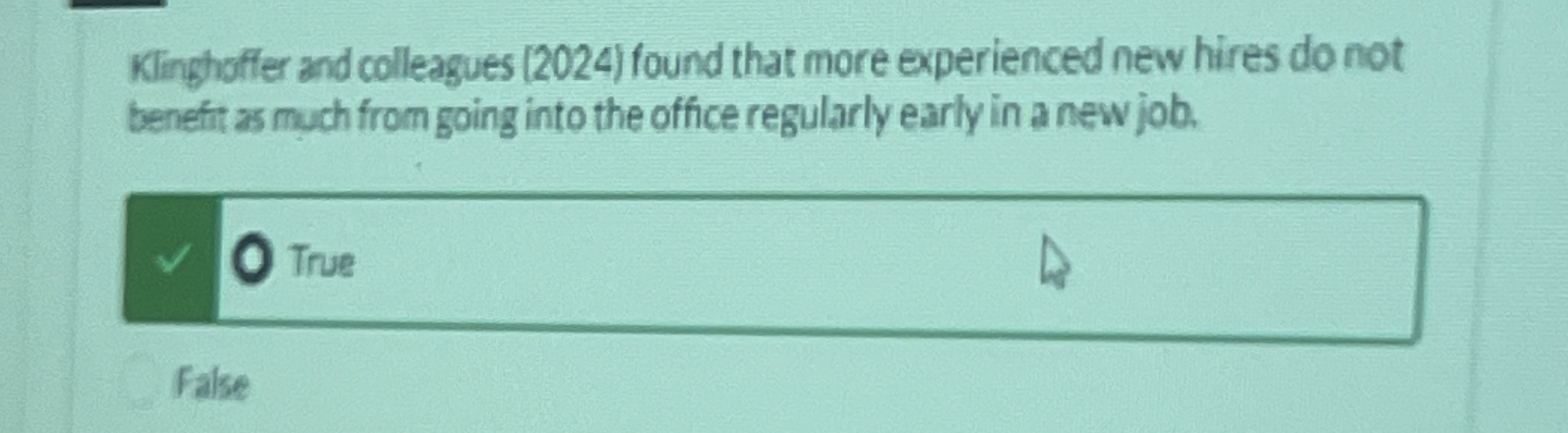  Kinghoffer and colleagues (2024) found that more experienced new hires do
