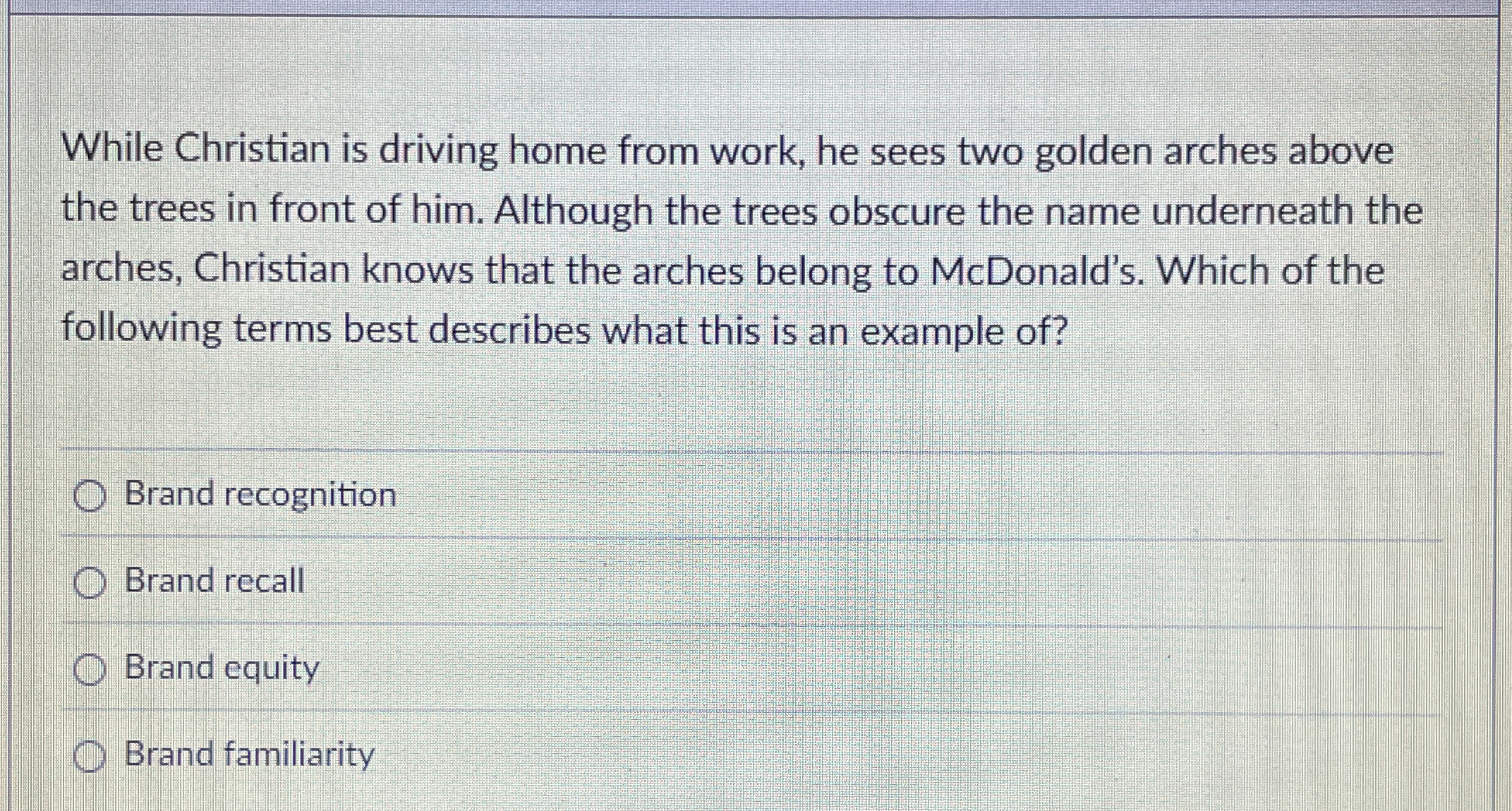  While Christian is driving home from work, he sees two golden