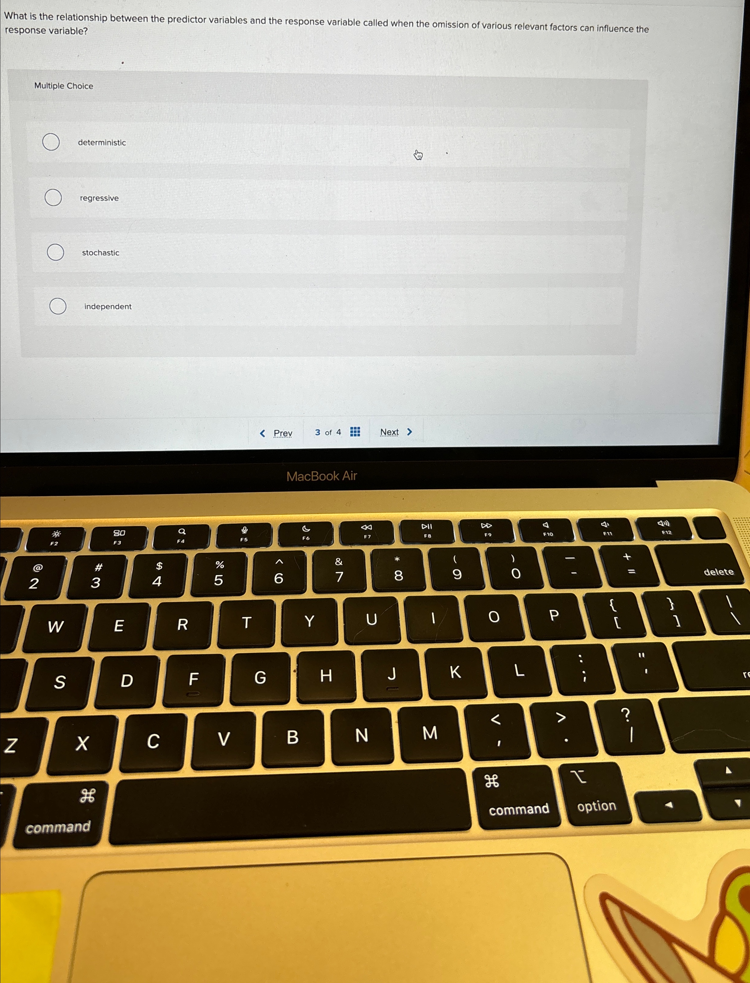  What is the relationship between the predictor variables and the response
