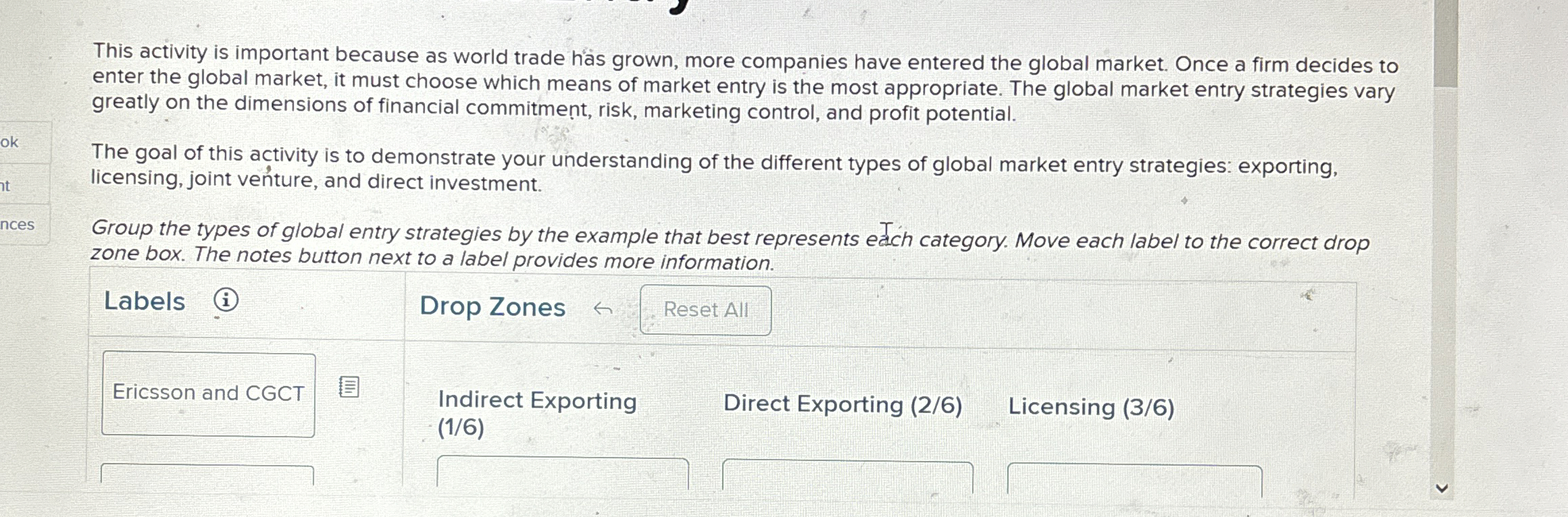  This activity is important because as world trade has grown, more