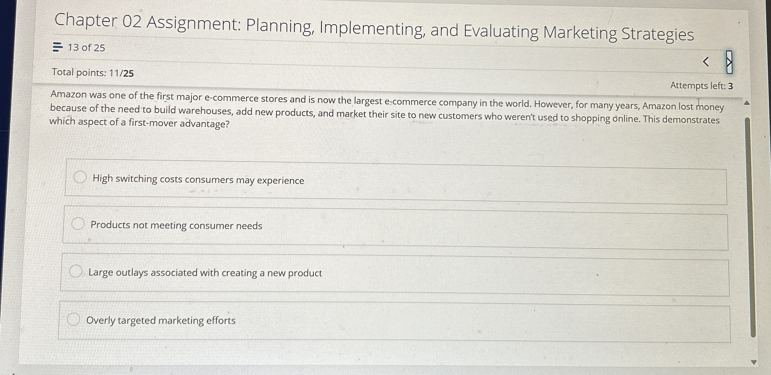  Chapter 02 Assignment: Planning, Implementing, and Evaluating Marketing Strategies 13 of