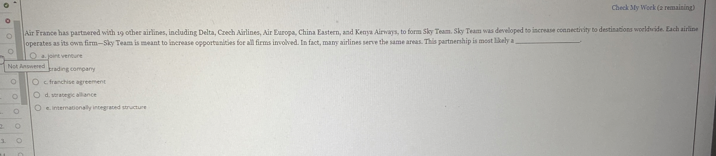  Check My Work (2 remaining) operates as its own firm-Sky Team