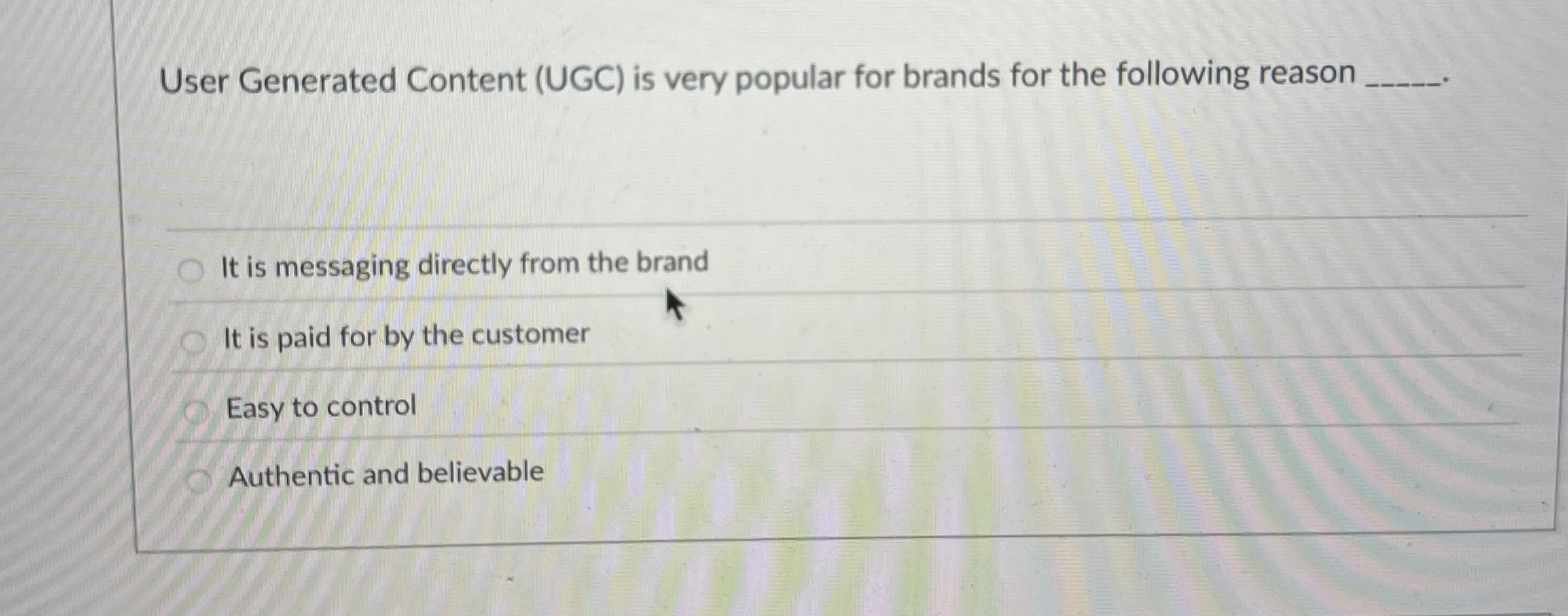  User Generated Content (UGC) is very popular for brands for the