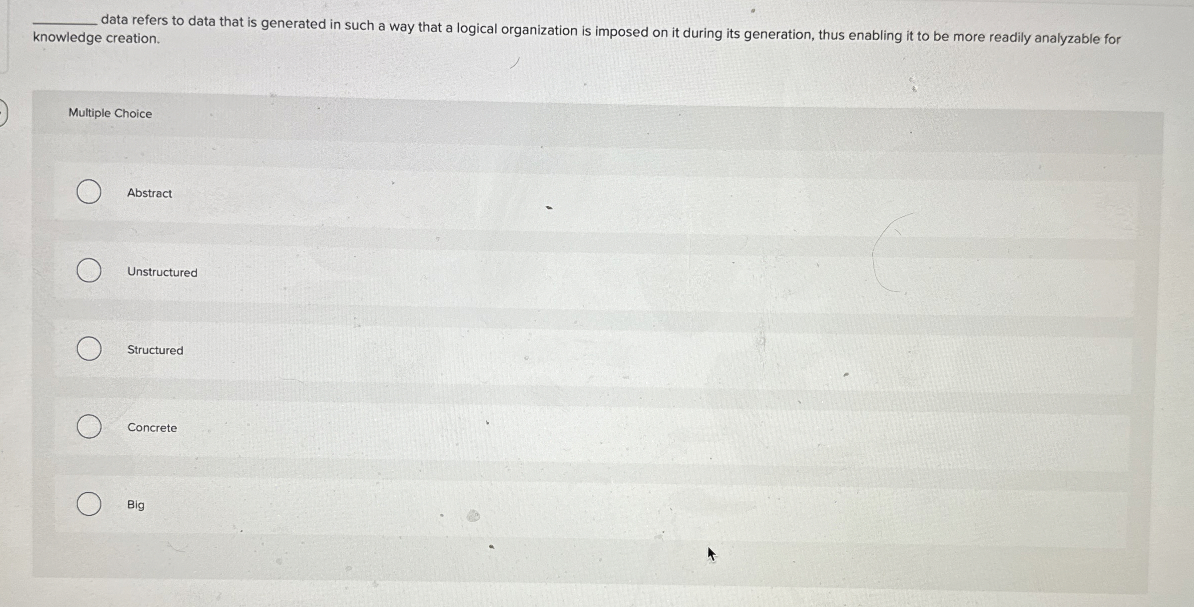  q, data refers to data that is generated in such a