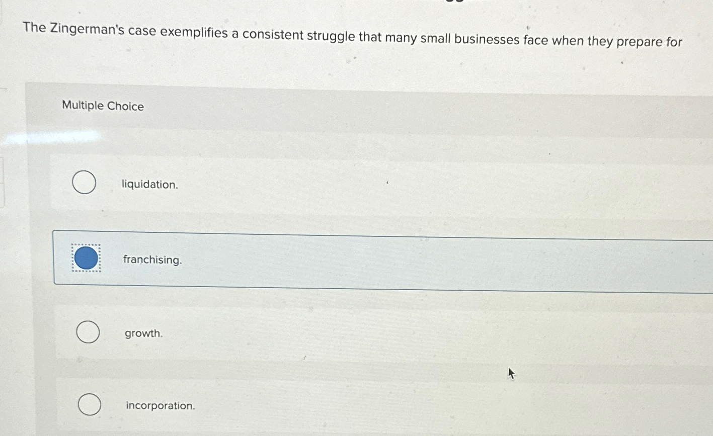  The Zingerman's case exemplifies a consistent struggle that many small businesses
