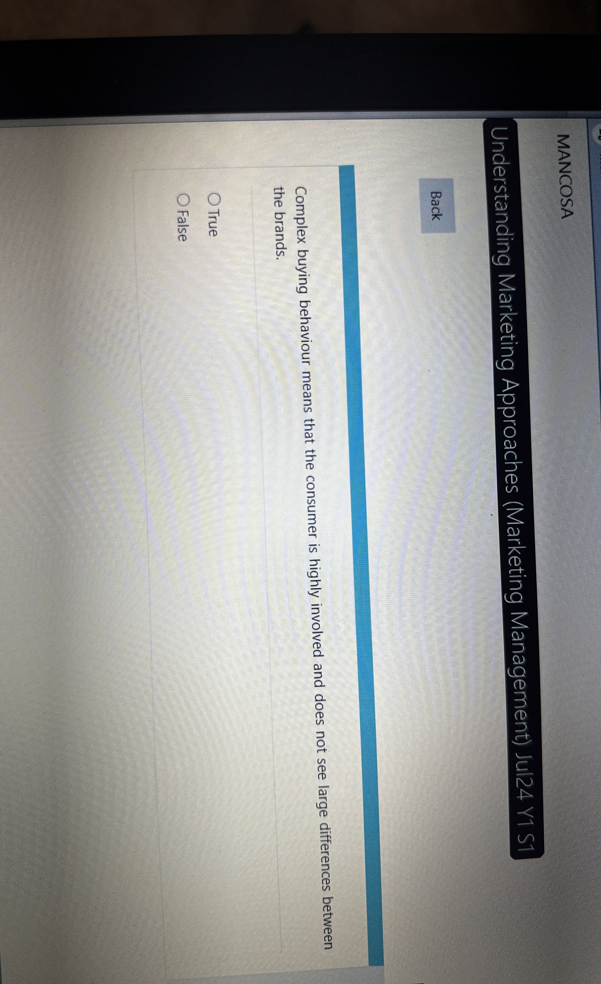  Complex buying behaviour means that the consumer is highly involved and