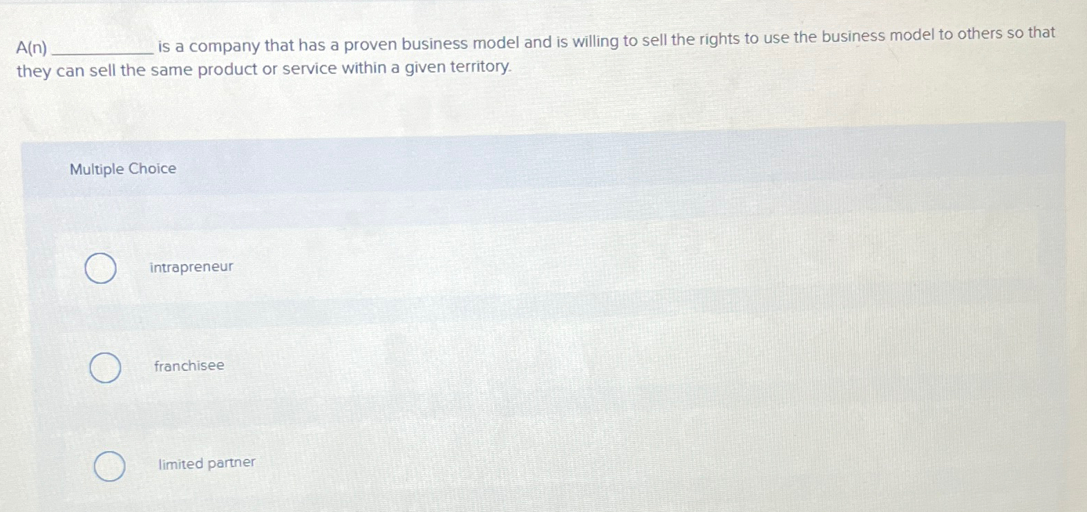  A(n) is a company that has a proven business model and