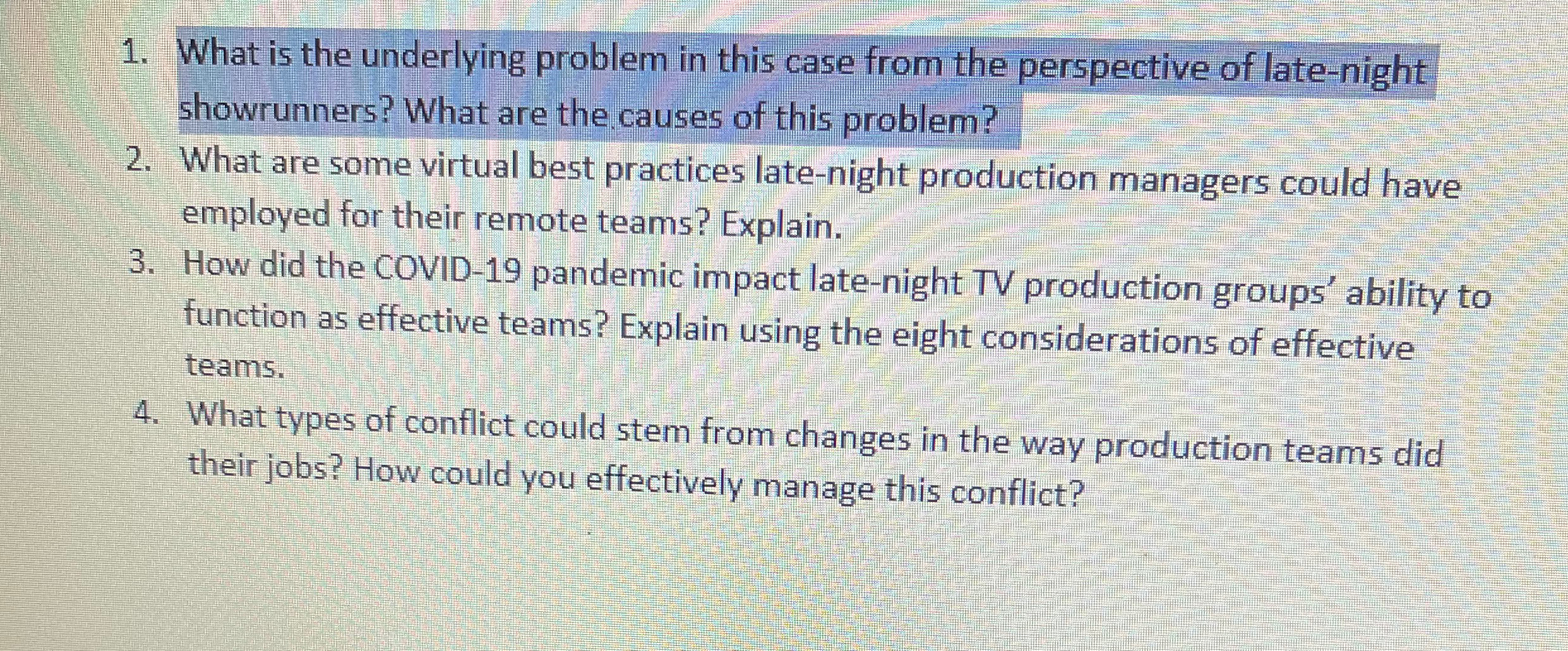  What is the underlying problem in this case from the perspective