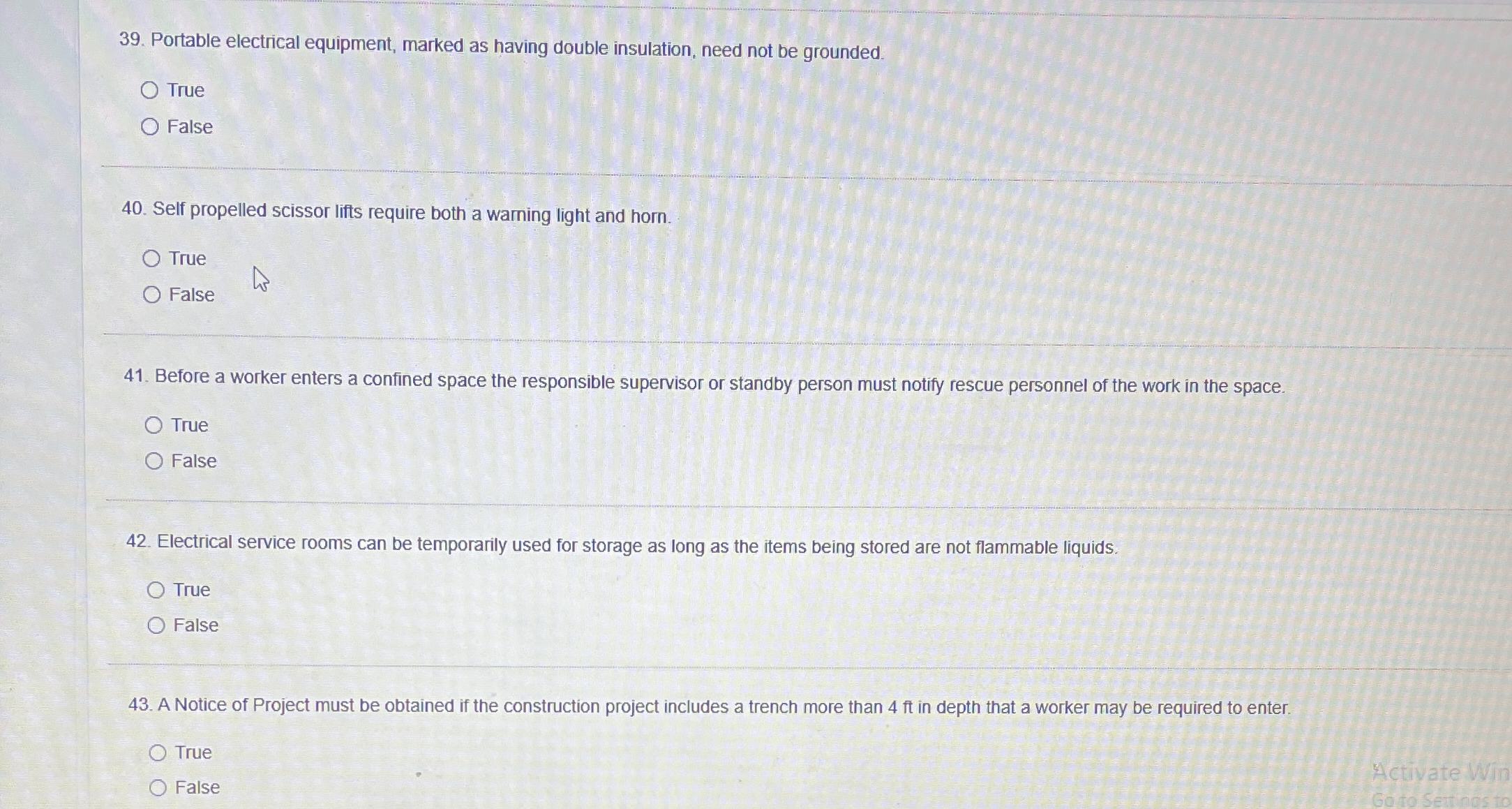  Portable electrical equipment, marked as having double insulation, need not be