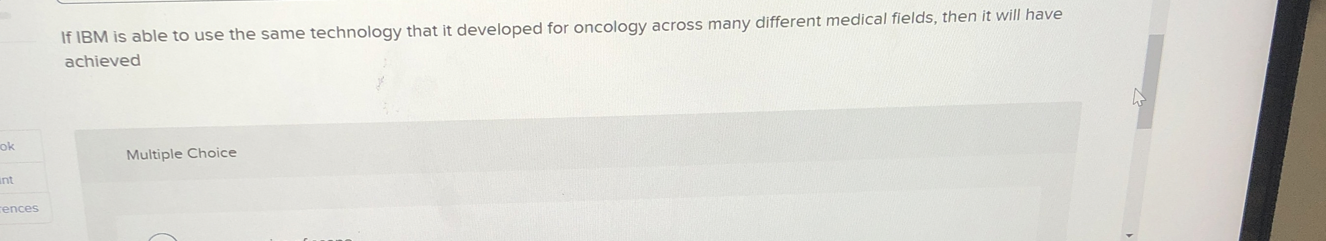  If IBM is able to use the same technology that it