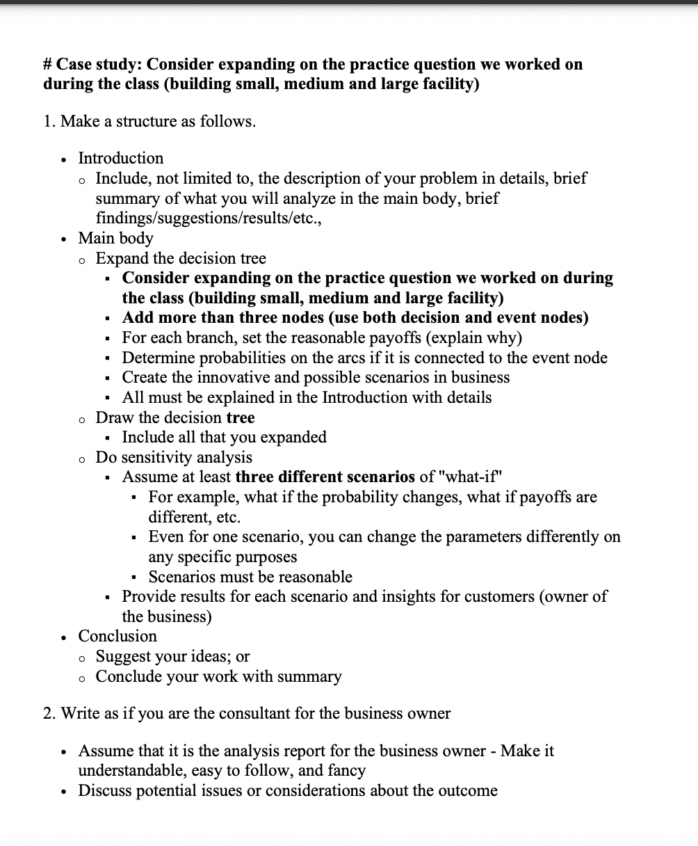  # Case study: A decision tree that is building small, medium