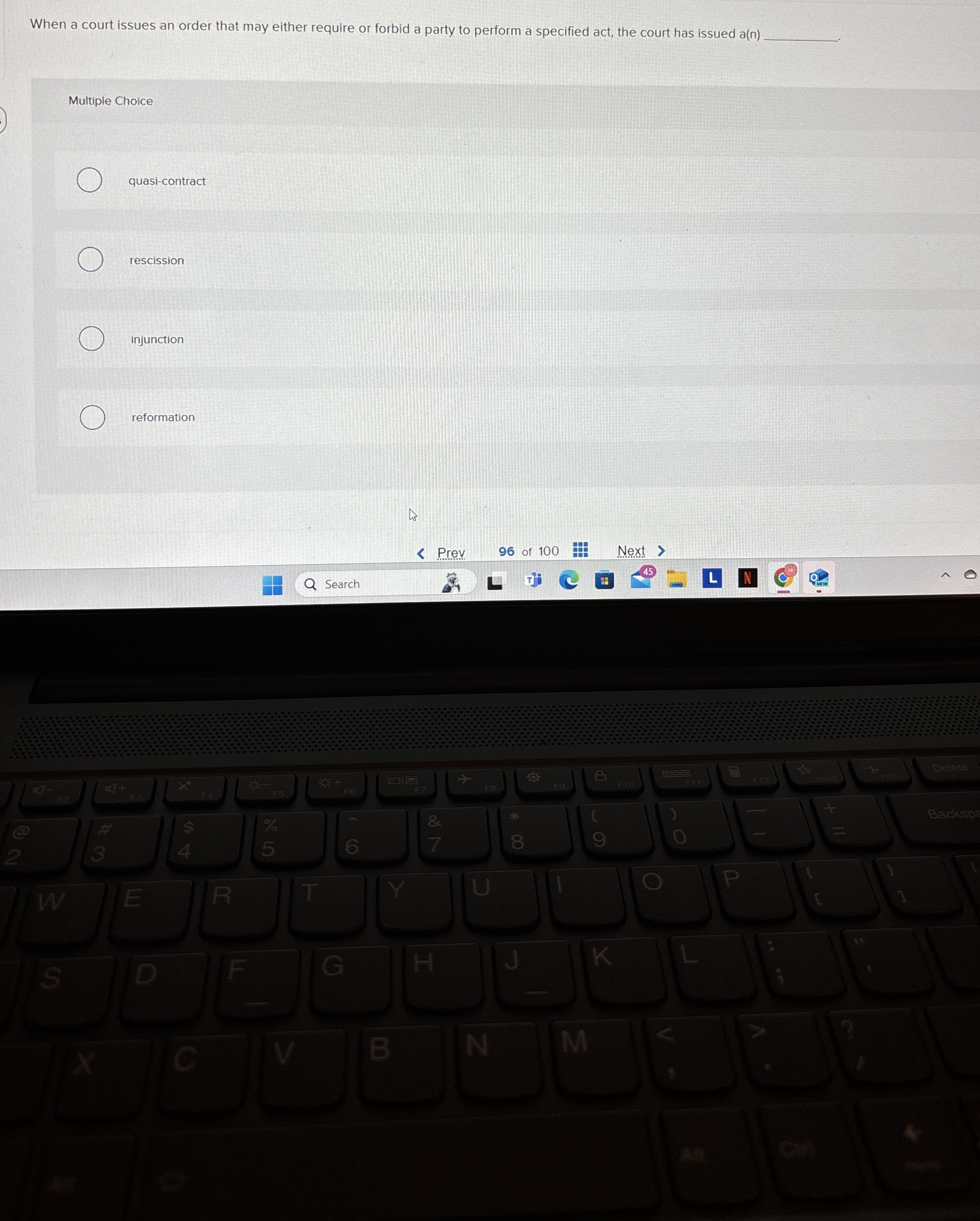  When a court issues an order that may either require or