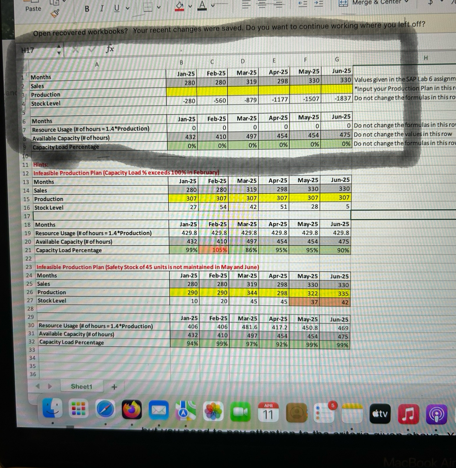  Paste Open recovered workbooks? Your recent changes were saved. Do you