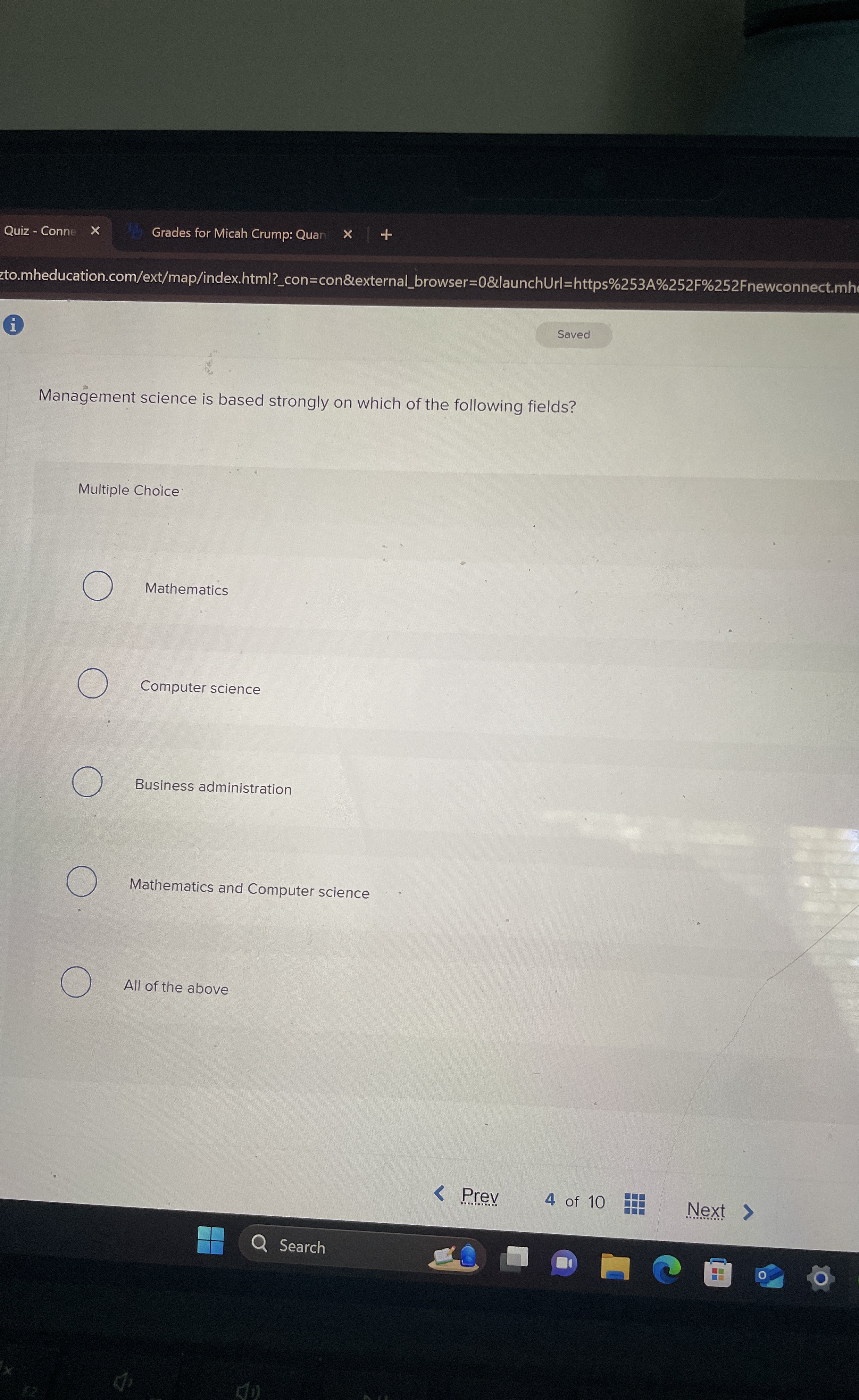  Prescriptive analytics is the process of using data to Multiple Choice