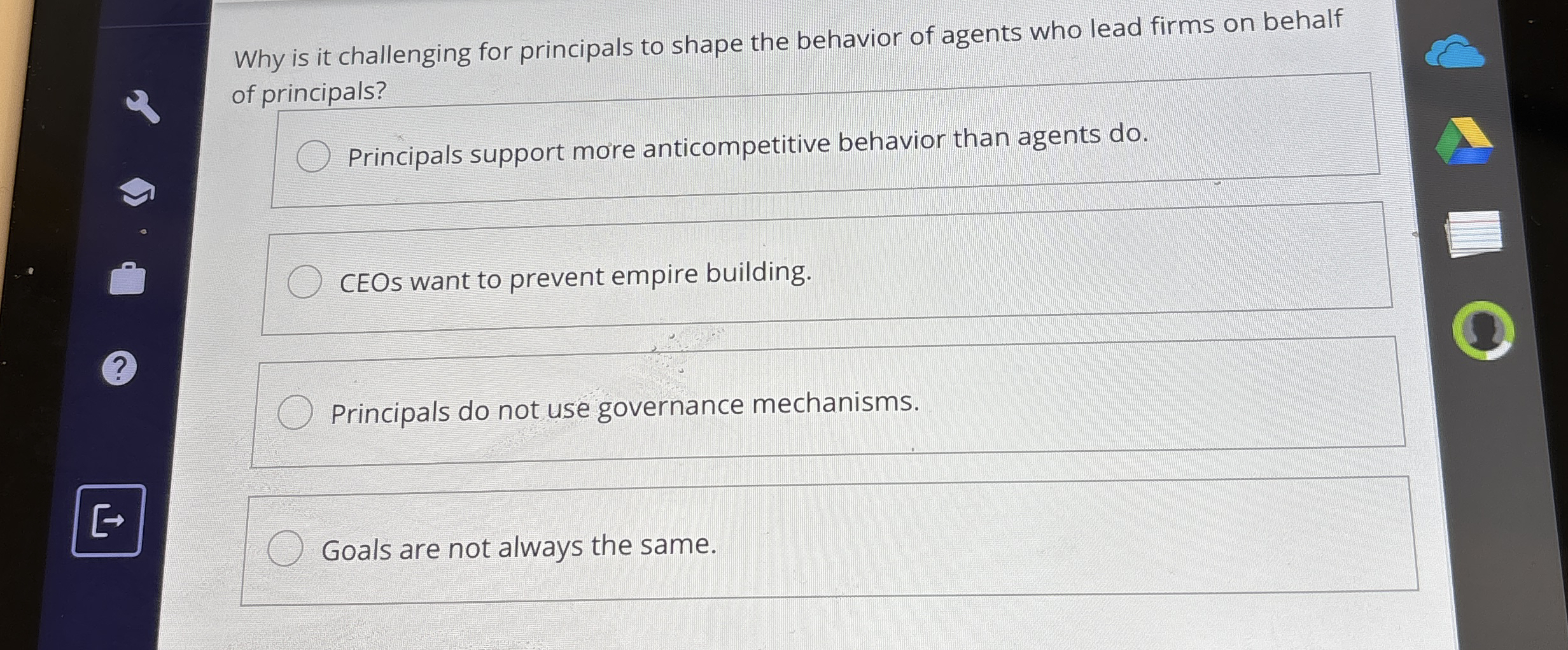  Why is it challenging for principals to shape the behavior of
