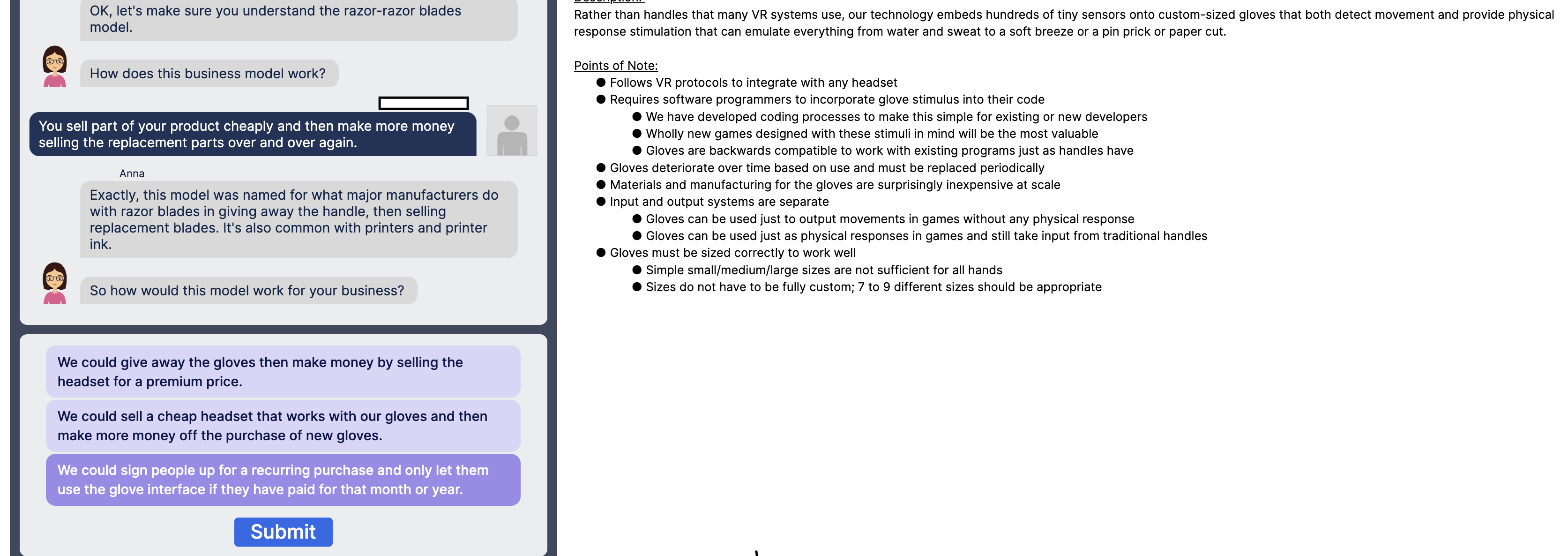  OK, let's make sure you understand the razor-razor blades model. How