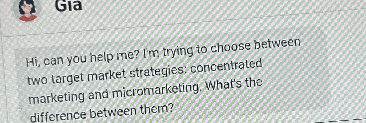  Gla Hi, can you help me? I'm trying to choose between