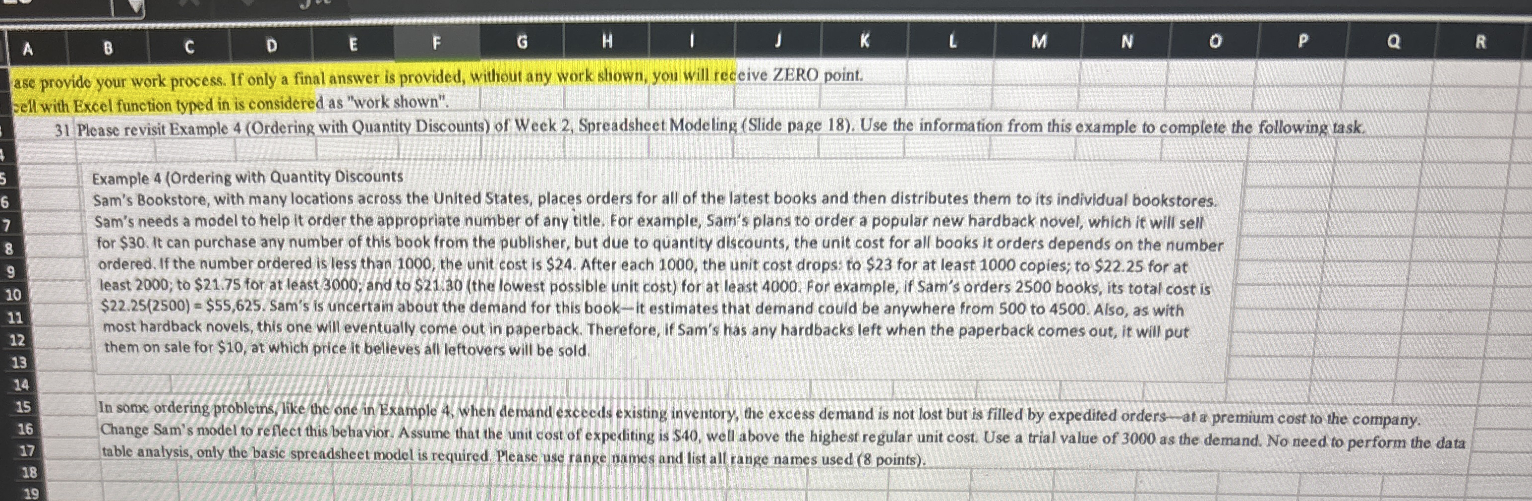  ase provide your work process. If only a final answer is