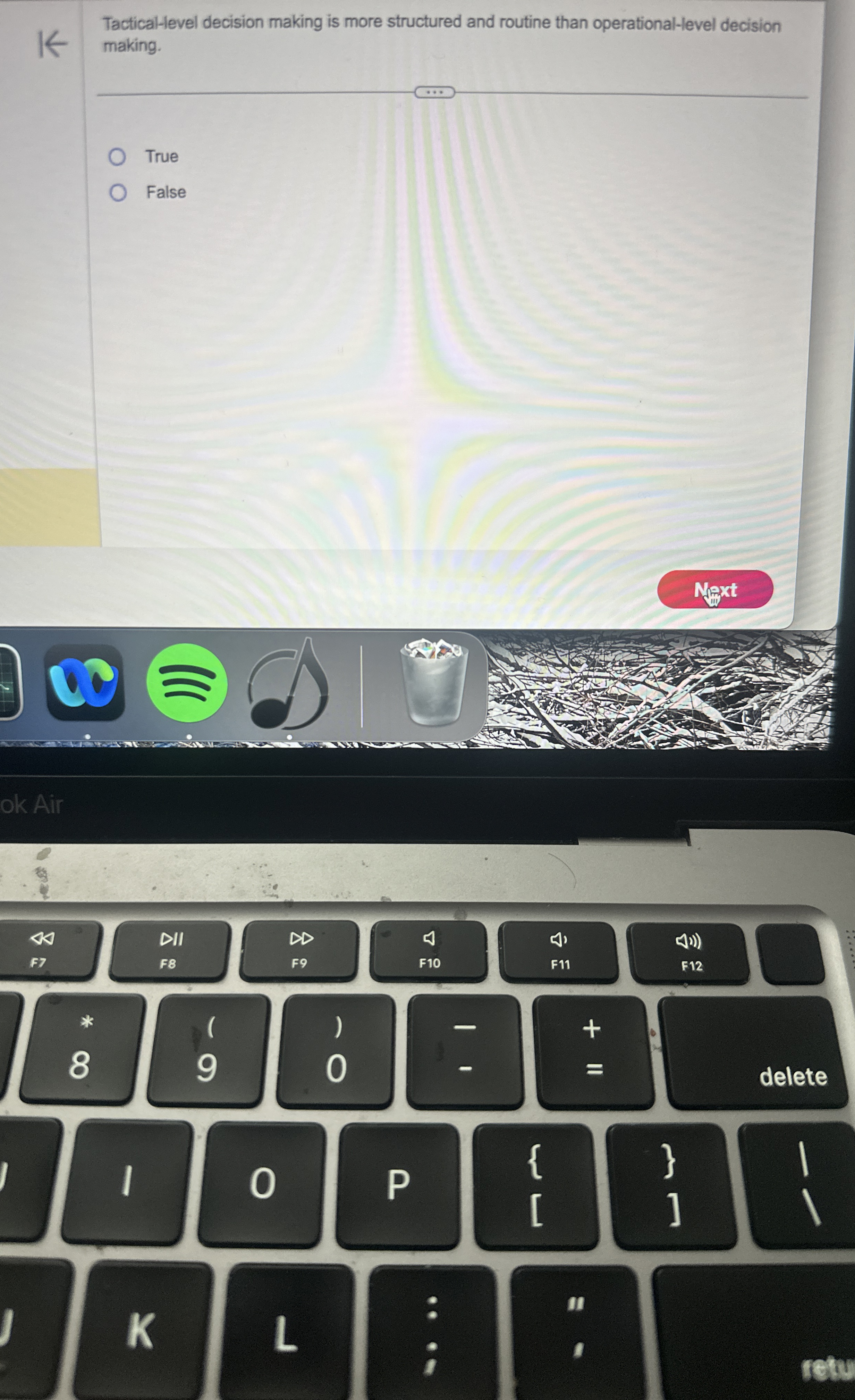  Tactical-level decision making is more structured and routine than operational-level decision