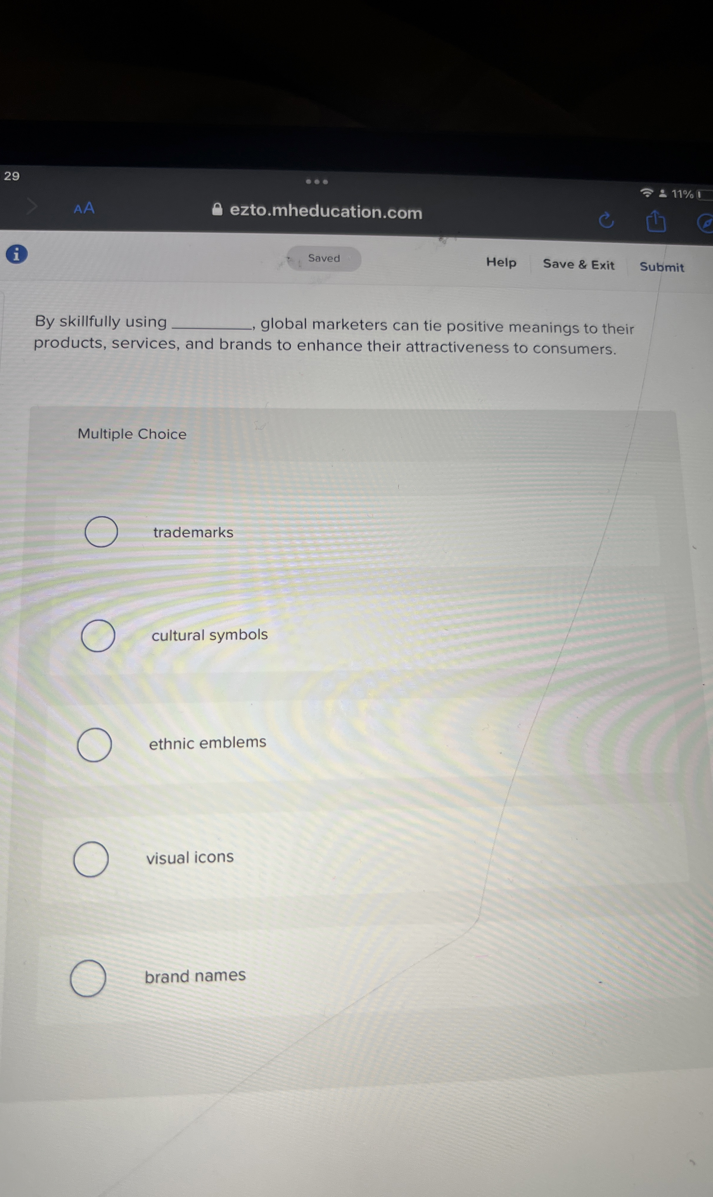 By skillfully using global marketers can tie positive meanings to their