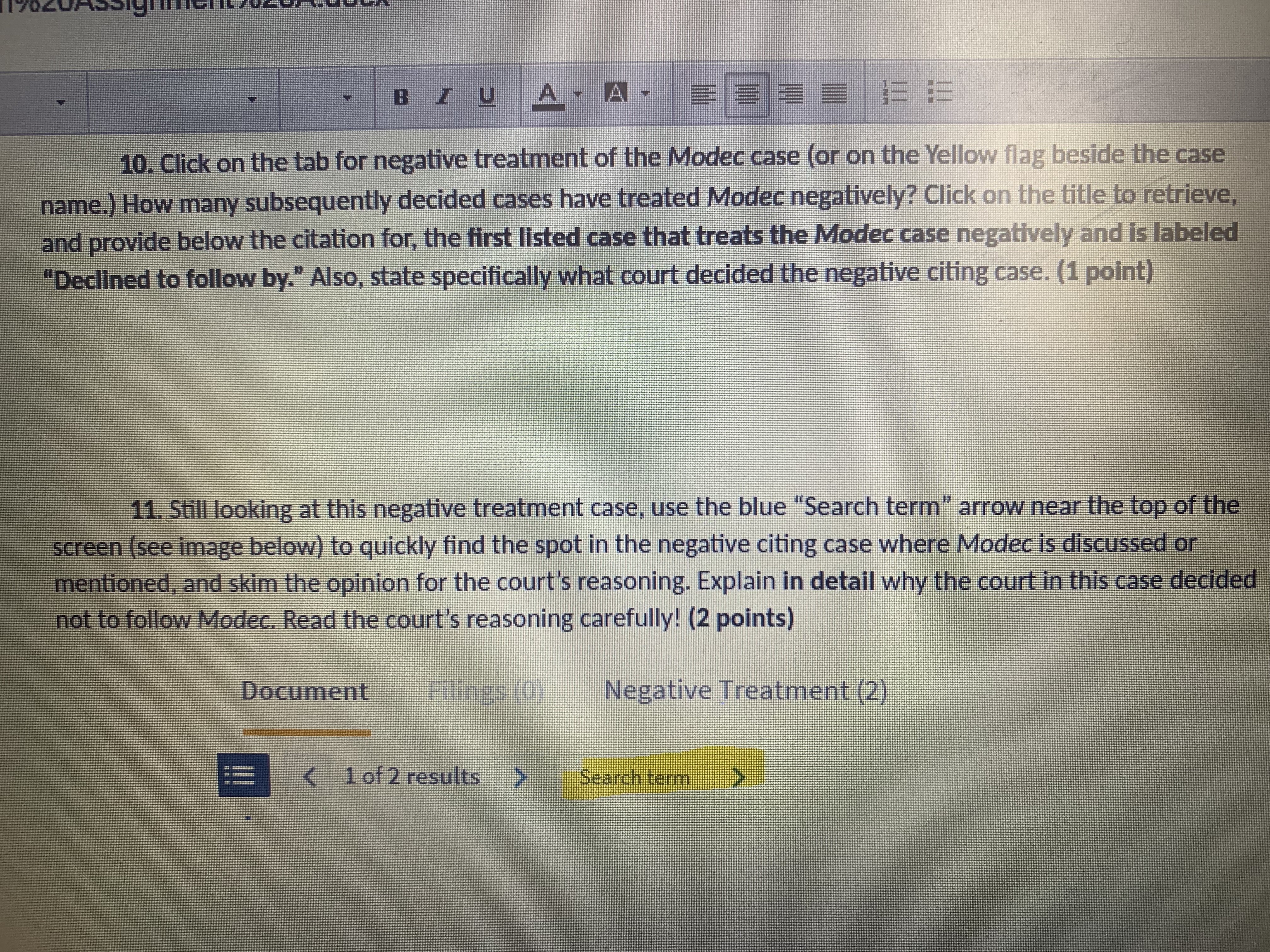 U A - A - FACT HYPOTHETICAL: You work for a law
